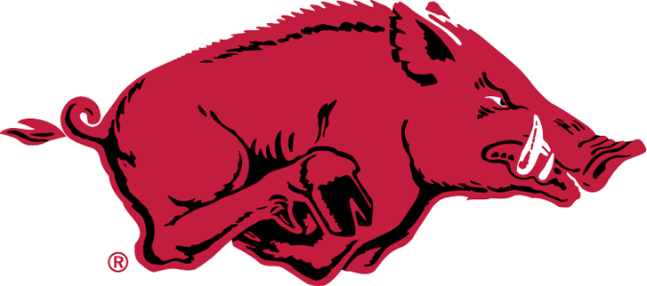 Arkansas Razorbacks 1967-2000 Primary Logo iron on paper